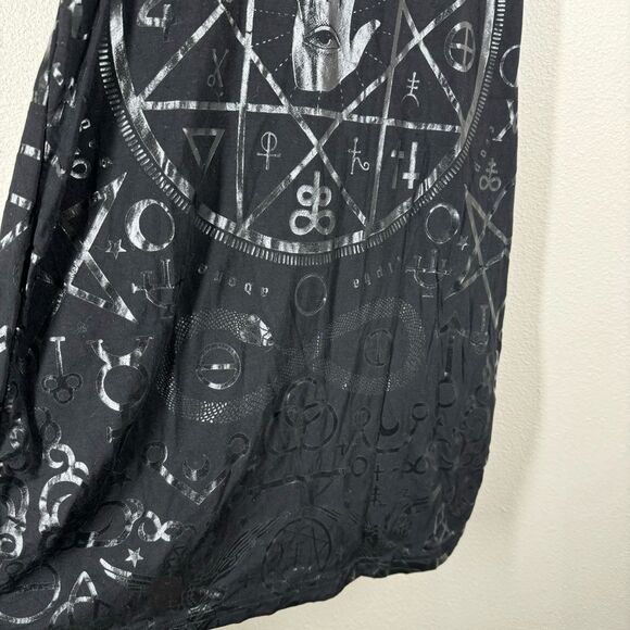Killstar Black Ancient Ritual Pentagram Body-con Mini Dress Size Medium - Picture 4 of 9